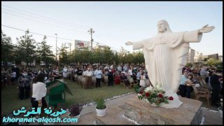 احتفالية غبطة البطريرك ساكو في عيد القلب الاقدس في دير الراهبات بعنكاوا