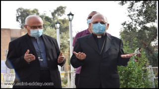 الكاردينال ساكو يتفقد حريق مستشفى ابن الخطيب