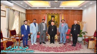 بطريرك الكلدان يستقبل وفد مجلس الحوار الديني والإنساني