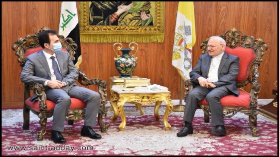 الكاردينال ساكو يستقبل وزير أوقاف إقليم كردستان-العراق