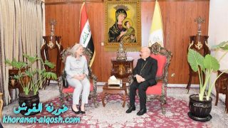 البطريرك ساكو و سفيرة الولايات المتحدة الامريكية يبحثان ثلاثة ملفات