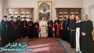 رسالة ممثلي كنائس العراق بمناسبة الذكرى السنوية الأولى لزيارة قداسة البابا فرنسيس