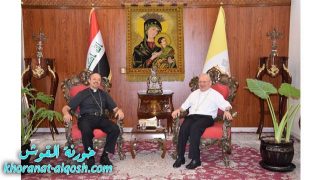 البطريرك ساكو يستقبل السفير الفاتيكاني