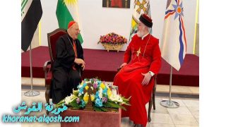 البطريرك ساكو يزور قداسة البطريرك مار آوا الثالث