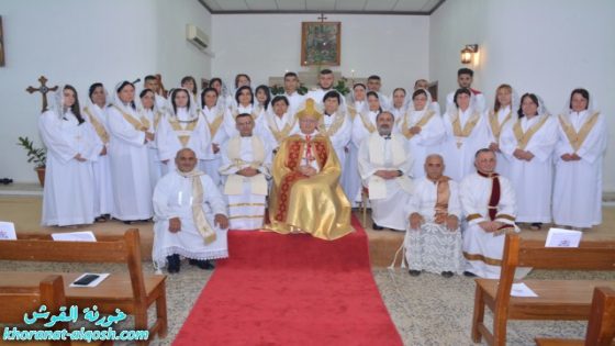 بالفيديو … مراسيم الرسامة القارئية والرسائلية لكوكبة من أبناء وبنات أبرشية القوش الكلدانية