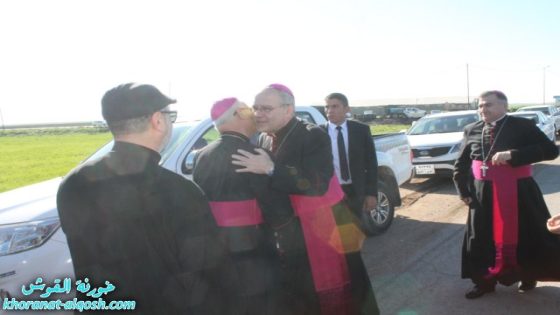 السفير البابوي الجديد البيرتو اورتيكا يزور بلدة القوش