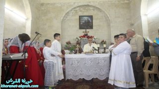 بلدة القوش تحتفل بقداس و زياح بمناسبة عيد شفيعها مار ميخا النوهدري