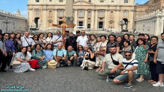 انطلاق حج كروب أبرشية ألقوش الكلدانية إلى أهم المزارات المسيحية في أوروبا – تموز 2025