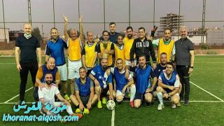 مباراة بكرة القدم بين الكهنة في ختام الرياضة الروحية