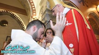 فيديو … الرسامة الكهنوتية للشماس الإنجيلي رودي كامل الصفار في كنيسة مار كوركيس القوش