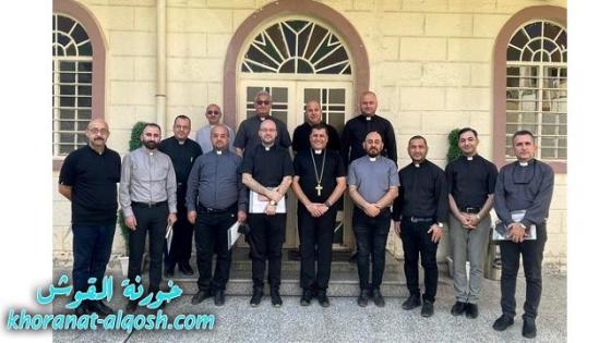 اجتماع لكهنة بغداد للتحضير من اجل لقاء الشبيبة الكلدانية في العراق