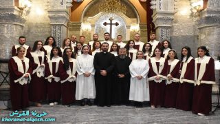 أُمسية تراتيل وتأملات روحية بمناسبة عيد حلول الروح القدس في كنيسة القوش