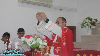 بمناسبة عيد القيامة المجيد، القداس الالهي لتلاميذ وطلبة المدارس في القوش