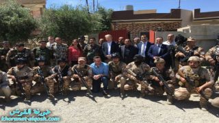 وفد الاتحاد الاوروبي يزور بلدات سهل نينوى القوش تللسقف و باقوفا