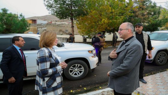 وزيرة الهجرة والمهجرين تزور بلدة القوش