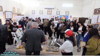 في باطنايا، المديرية العامة للدراسة السريانية تفتتح معرضا للرسم والخط والزخرفة باللغة السريانية