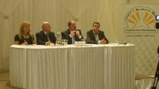 استضافة جمعية القوش الثقافية في السويد (الدكتور حكمت جبو ) لالقاء محاضرة بعنوان ( دور الاقليات القومية في المشهد السياسي العراقي )