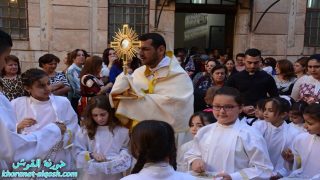 بالصور … كنيسة القوش تحتفل بعيد قلب يسوع الاقدس