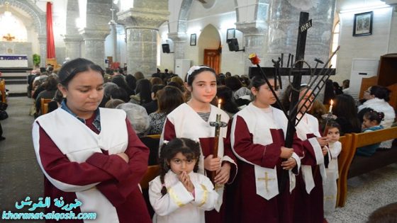 في القوش، الجمعة الثالثة لرتبة درب الصليب في كنيسة مار كوركيس