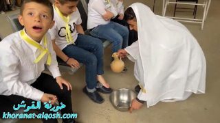 مشاهد من خميس الفصح وجمعة الالام – التعليم المسيحي في القوش.