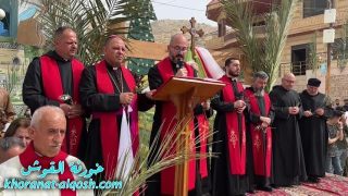 بمشاركة الالاف من ابنائها، القوش تحيي مراسيم عيد السعانين.