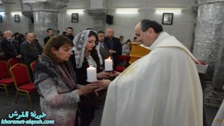 كنيسة القوش تحتفل بعيد المعلم بأقامة قداس الهي للكوادر التعليمية