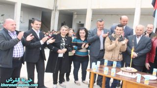 مدرسة ابتدائية القوش الاولى للبنين تحتفل بعيد المعلم 2015