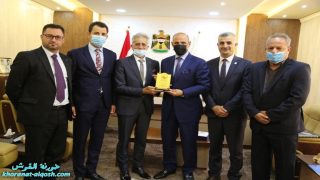 خلال استقباله أندية قره قوش والقوش وتلسقف، وزير الشباب والرياضة يبحثُ واقع البنى التحتية