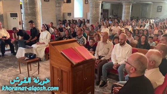 فيديو … صلاة مريمية وتأملات مريمية و زوياح صورة الانتقال المقدسة في القوش