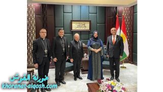 البطريرك ساكو يزور رئاسة برلمان اقليم كوردستان