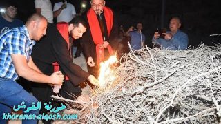 فيديو …. زوياح واشعال شعلة الصليب المقدس في القوش
