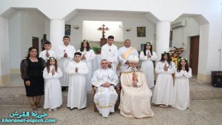 بالصور .. كنيسة جمبور تحتفل بمراسيم التناول الاول