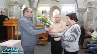 الاب د.سلار سليمان كاهن القوش يلتقي بنشاطات الكنيسة بعد عودتة الى بلدته