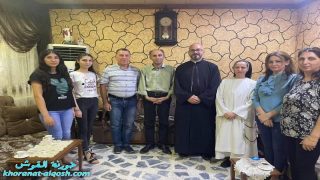 اللجنة الرعوية تبدأ زيارتها للعوائل في القوش