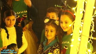 فيديو .. افتتاح مغارة الميلاد و شجرة العيد في بلدة القوش