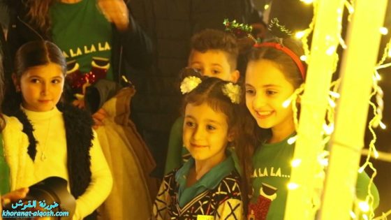 فيديو .. افتتاح مغارة الميلاد و شجرة العيد في بلدة القوش