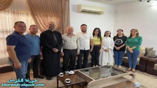 استمرار الزيارات الرعوية لأهالي بلدة القوش