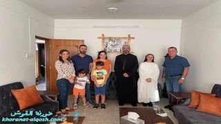 تواصل الزيارات الرعوية لأهالي القوش