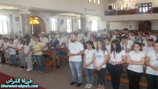 اختتام المهرجان الصيفي الاول للمرحلة المتوسطة لأبرشية القوش