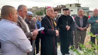 فيديو – افتتاح تمثال مار كوركيس في محلة سينا القوش