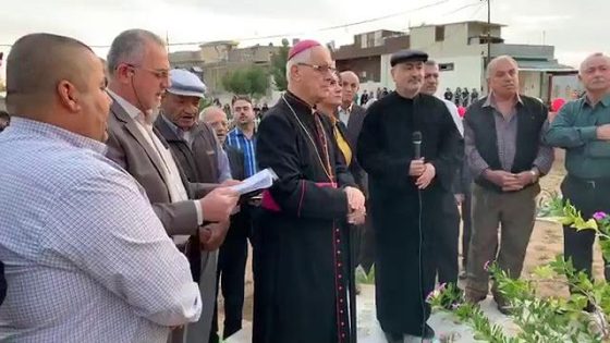 فيديو – افتتاح تمثال مار كوركيس في محلة سينا القوش