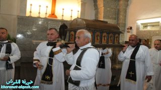 مراسيم جمعة الآلام في كنيسة مار كوركيس في القوش