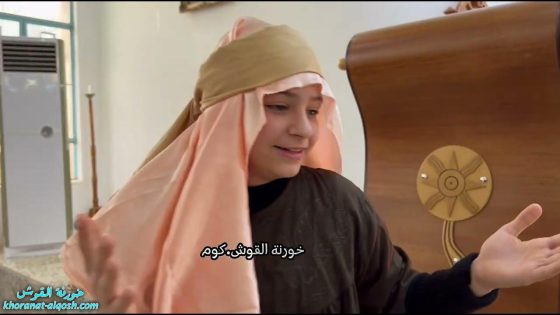 مشهد القيامة في القداس المخصص لتلاميذ مدارس القوش بمناسبة عيد القيامة