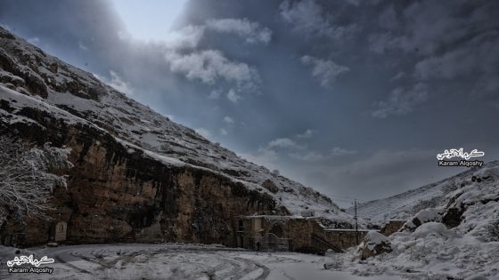 بالصور … جولة ثلجية في القوش
