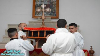 مراسيم جمعة الالام العظيمة و انزال الصليب و زياح القبر المقدس في كنيسة مار قرداغ – القوش