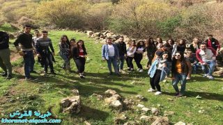 رحلة جبلية ربيعية لأعضاء لقاء الشباب الجامعي في القوش الى بسقن