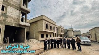 غبطة البطريرك ساكو يزور مشروع البناية الجديدة للبطريركية