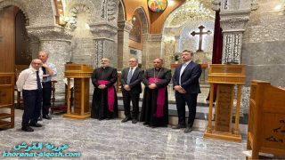 زيارة السفير الايطالي لدى العراق بلدة القوش في سهل نينوى