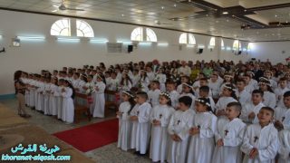 بالصور … كنيسة القوش تحتفل بقداس الشكر للمتناولين في ابرشية القوش الكلدانية