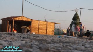 برعاية كنيسة القوش، نصب اكبر مغارة وشجرة الميلاد في بلدة القوش